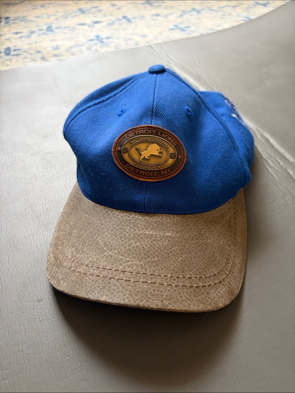 Vintage Detroit Lions Metal Stud Hat